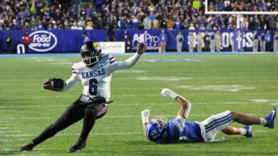 NCAA Football: Kansas at Brigham Young