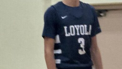 Jack Jeffery of Loyola scored 12 points and had an impressive dunk in win over Fairfax.