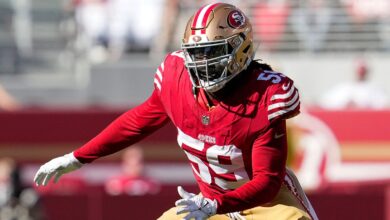 49ers suspend De'Vondre Campbell after he refused to enter game vs Rams