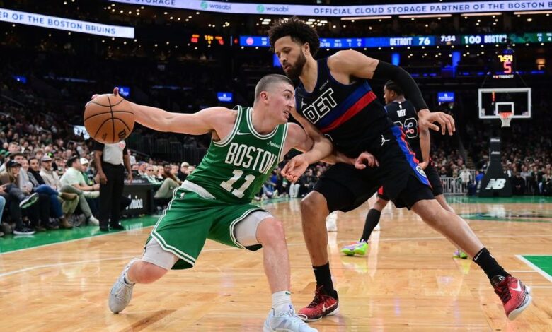 NBA: Detroit Pistons at Boston Celtics