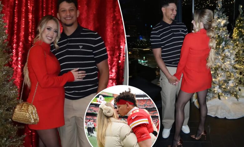 Patrick Mahomes, wife Brittany get 'very merry' in new holiday pics