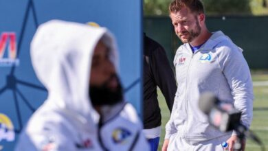 Rams coach Sean McVay still has love for Odell Beckham Jr., released by Dolphins